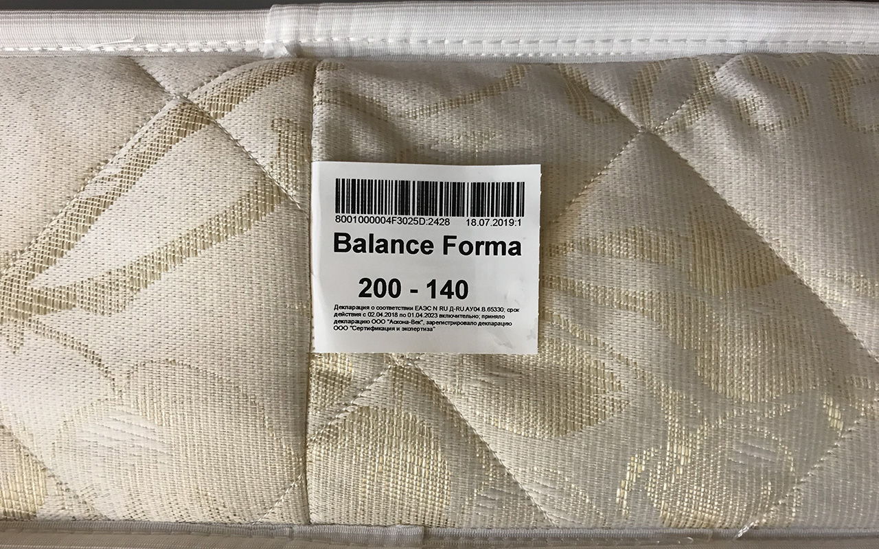 отзыв о Матрас Sontery by Askona Balance Forma фото 3